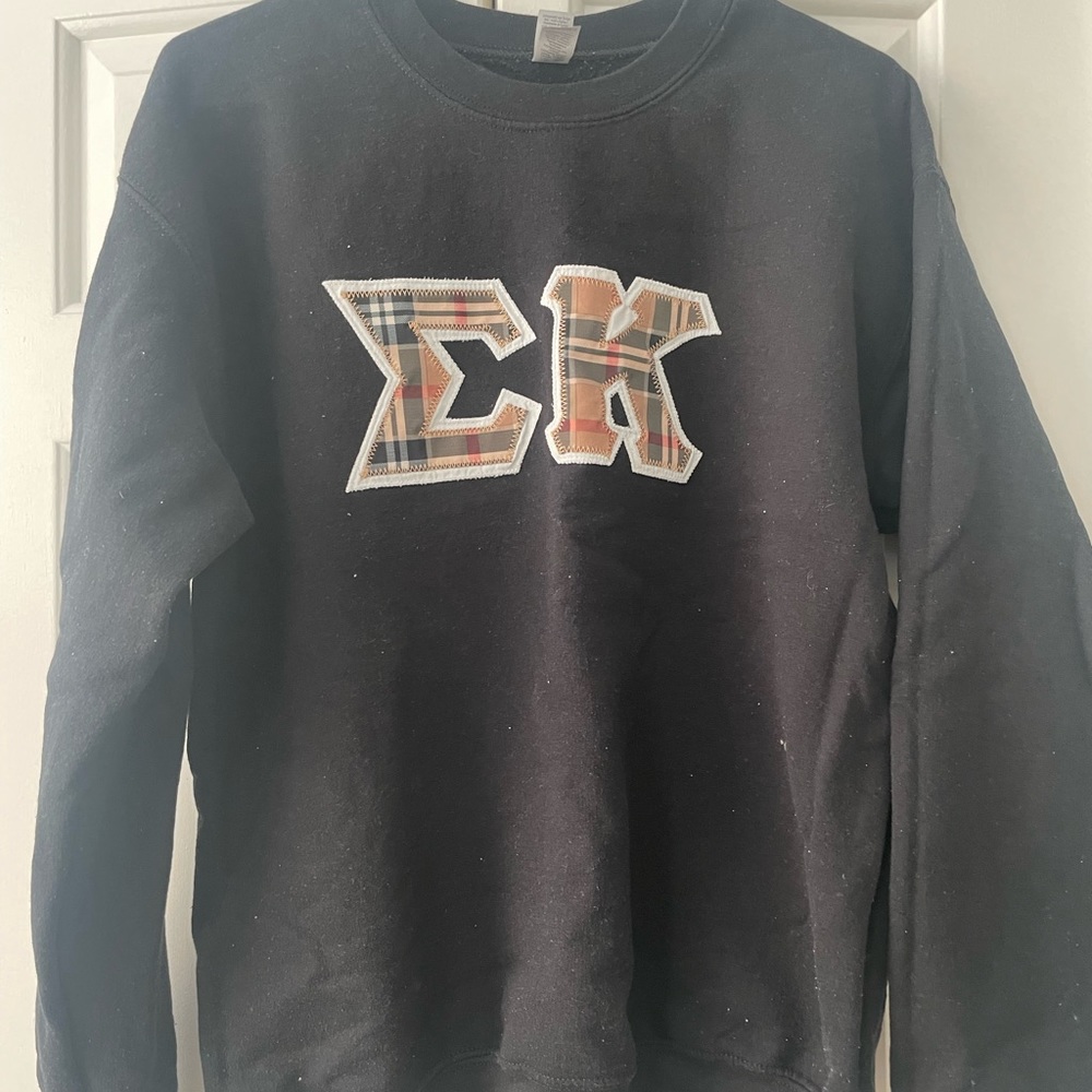 Sigma Kappa letters sweatshirt